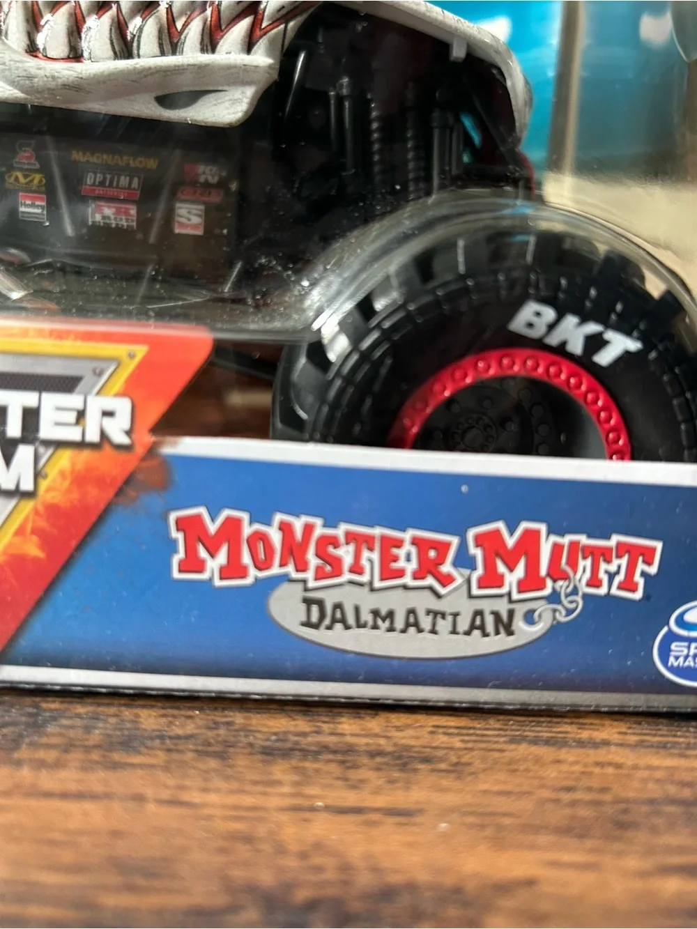 Monster Jam Monster Mutt Dalmatian Toy Truck - White and Black